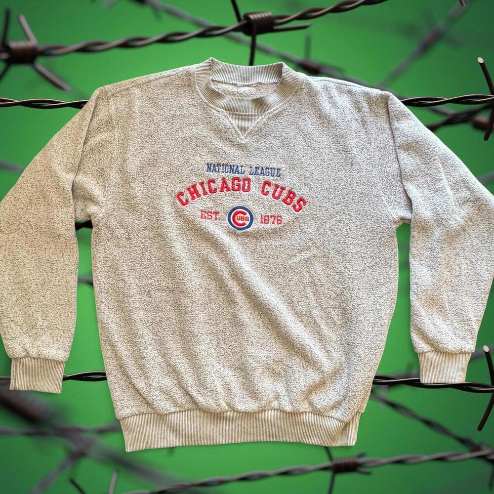 Vintage DENVER BRONCOS Sweatshirt STARTER XXL Gray Henley